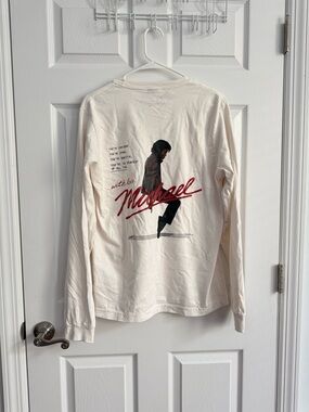 Michael Movie 2026 Official Merch - Beat It Themed Affirmations Long Sleeve Tee